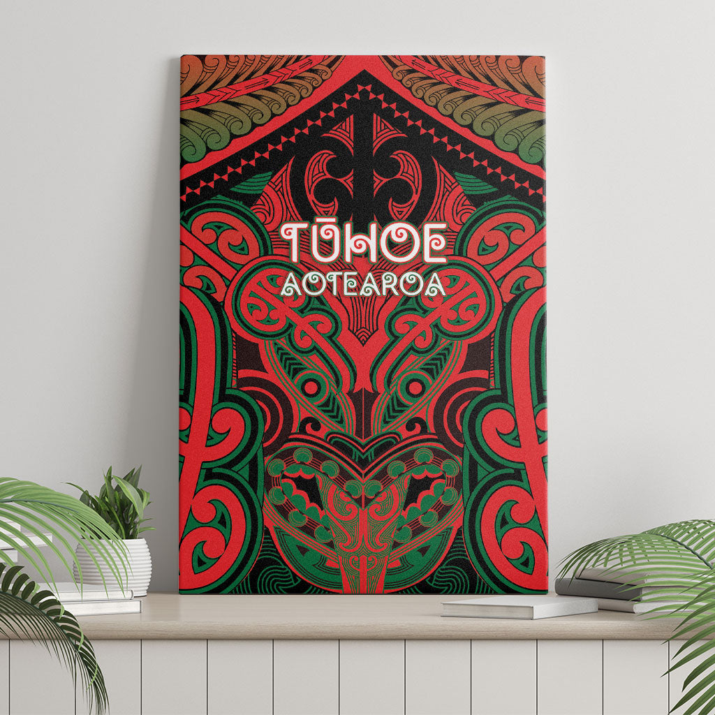 Aotearoa Iwi Tuhoe Canvas Wall Art Maori Kowhaiwhai Pattern