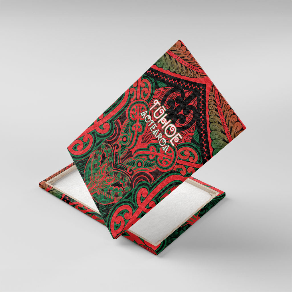 Aotearoa Iwi Tuhoe Canvas Wall Art Maori Kowhaiwhai Pattern