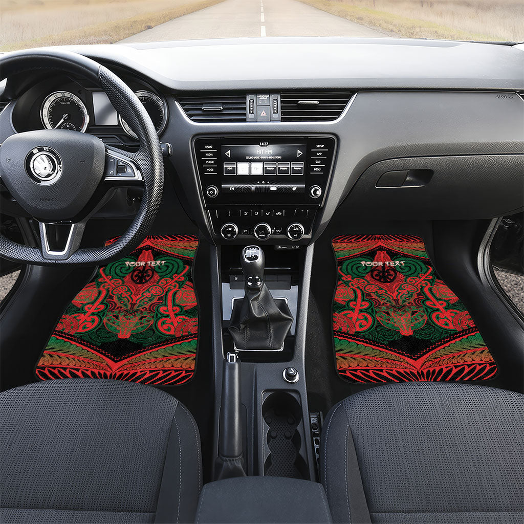 Aotearoa Iwi Tuhoe Personalised Car Mats Maori Kowhaiwhai Pattern