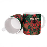 Aotearoa Iwi Tuhoe Personalised Ceramic Mug Maori Kowhaiwhai Pattern