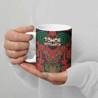 Aotearoa Iwi Tuhoe Personalised Ceramic Mug Maori Kowhaiwhai Pattern