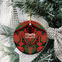 Aotearoa Iwi Tuhoe Personalised Ceramic Ornament Maori Kowhaiwhai Pattern