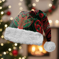 Aotearoa Iwi Tuhoe Personalised Christmas Santa Hat Maori Kowhaiwhai Pattern