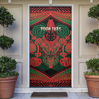 Aotearoa Iwi Tuhoe Personalised Door Cover Maori Kowhaiwhai Pattern