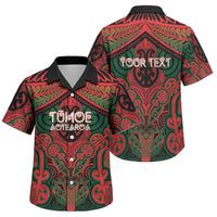 Aotearoa Iwi Tuhoe Personalised Family Matching Long Sleeve Bodycon Dress and Hawaiian Shirt Maori Kowhaiwhai Pattern