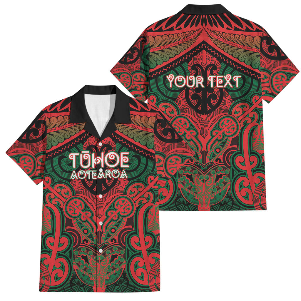 Aotearoa Iwi Tuhoe Personalised Family Matching Mermaid Dress and Hawaiian Shirt Maori Kowhaiwhai Pattern
