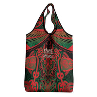 Aotearoa Iwi Tuhoe Grocery Bag Maori Kowhaiwhai Pattern