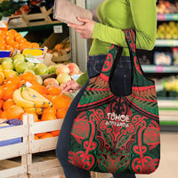 Aotearoa Iwi Tuhoe Grocery Bag Maori Kowhaiwhai Pattern