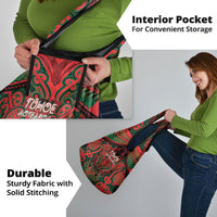 Aotearoa Iwi Tuhoe Grocery Bag Maori Kowhaiwhai Pattern