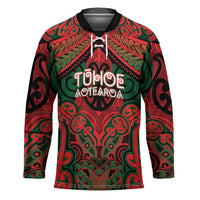 Aotearoa Iwi Tuhoe Personalised Hockey Jersey Maori Kowhaiwhai Pattern