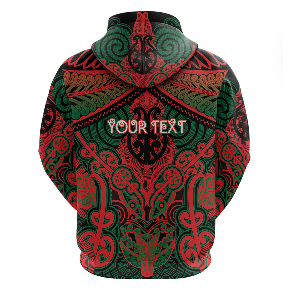 Aotearoa Iwi Tuhoe Personalised Hoodie Maori Kowhaiwhai Pattern