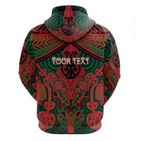 Aotearoa Iwi Tuhoe Personalised Hoodie Maori Kowhaiwhai Pattern