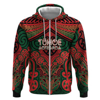 Aotearoa Iwi Tuhoe Personalised Hoodie Maori Kowhaiwhai Pattern