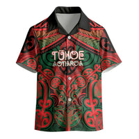 Aotearoa Iwi Tuhoe Personalised Kid Hawaiian Shirt Maori Kowhaiwhai Pattern