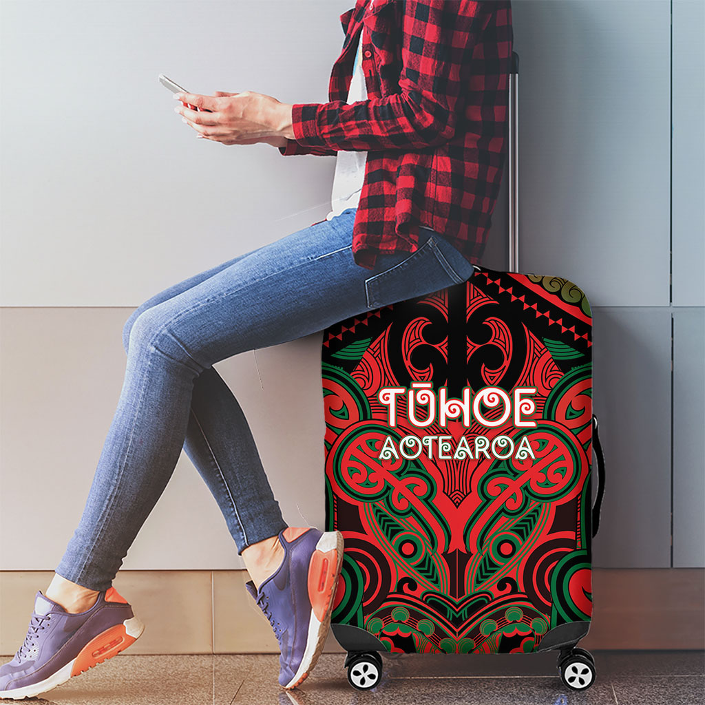 Aotearoa Iwi Tuhoe Luggage Cover Maori Kowhaiwhai Pattern