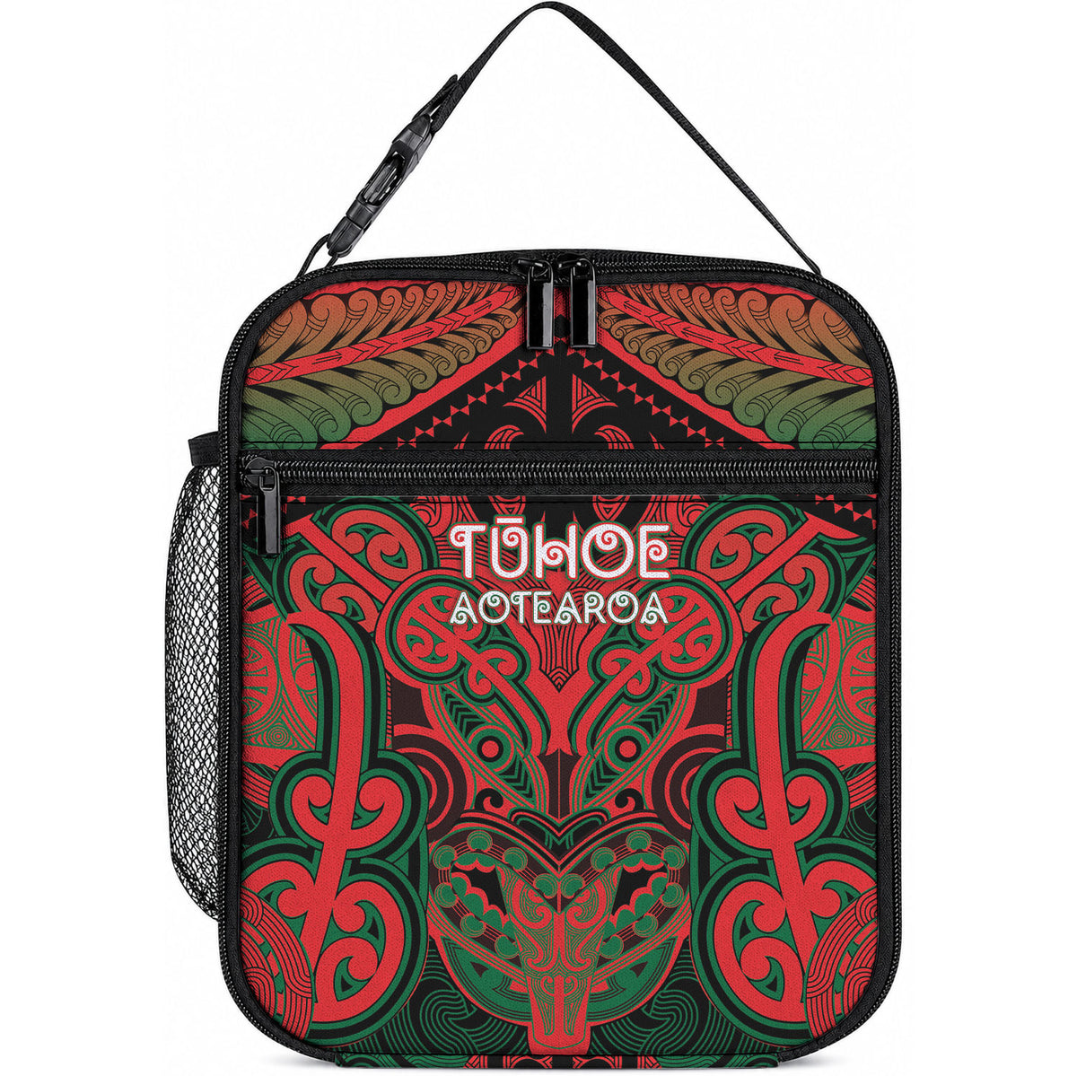Aotearoa Iwi Tuhoe Lunch Bag Maori Kowhaiwhai Pattern
