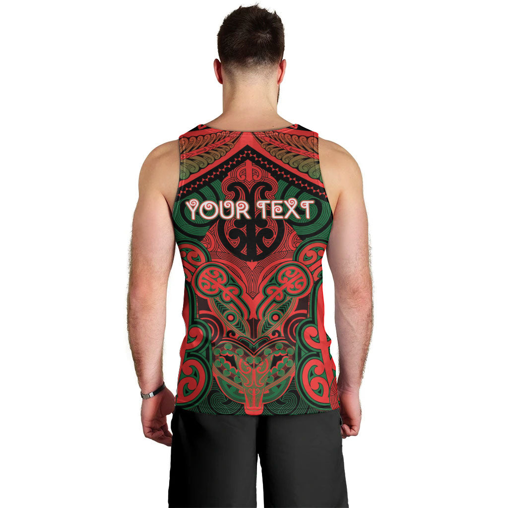 Aotearoa Iwi Tuhoe Personalised Men Tank Top Maori Kowhaiwhai Pattern