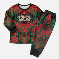 Aotearoa Iwi Tuhoe Personalised Christmas Pajama Set Maori Kowhaiwhai Pattern