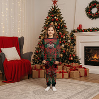 Aotearoa Iwi Tuhoe Personalised Christmas Pajama Set Maori Kowhaiwhai Pattern