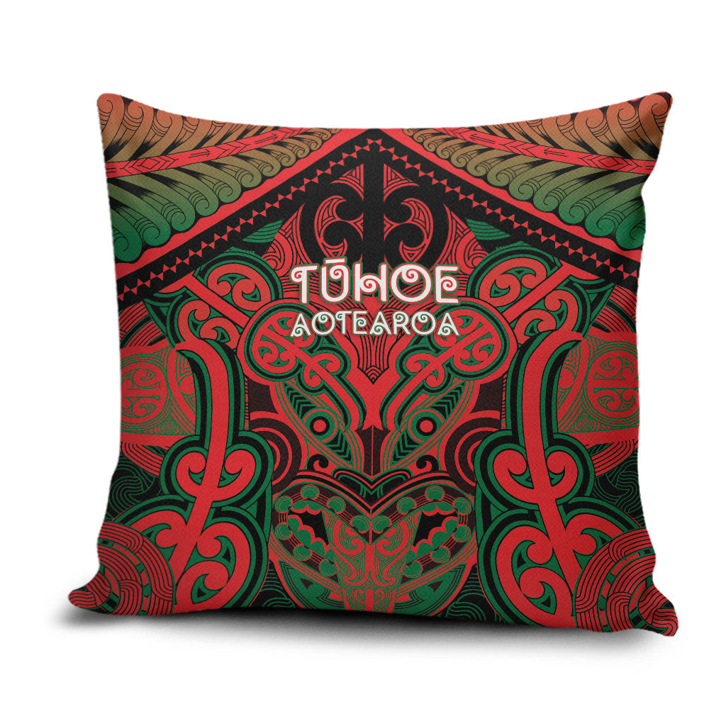 Aotearoa Iwi Tuhoe Pillow Cover Maori Kowhaiwhai Pattern