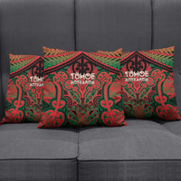 Aotearoa Iwi Tuhoe Pillow Cover Maori Kowhaiwhai Pattern