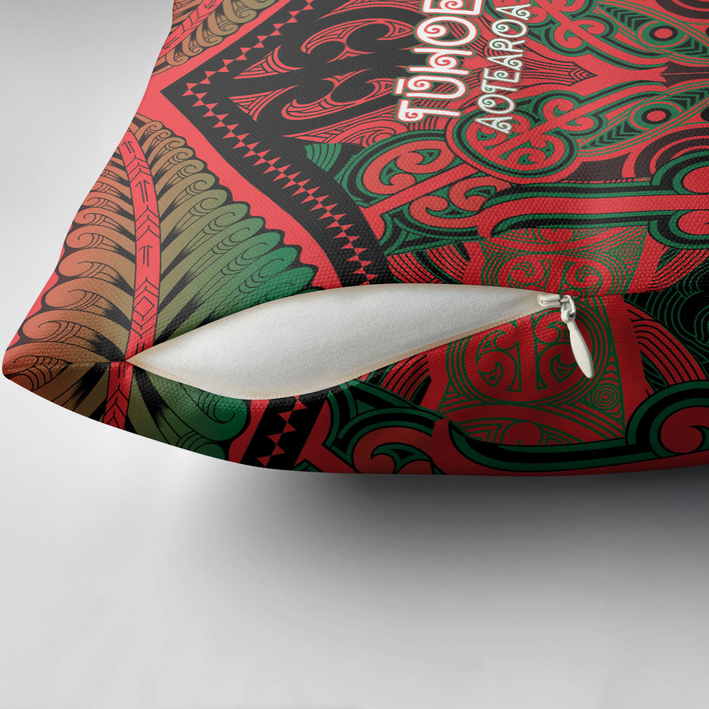 Aotearoa Iwi Tuhoe Pillow Cover Maori Kowhaiwhai Pattern