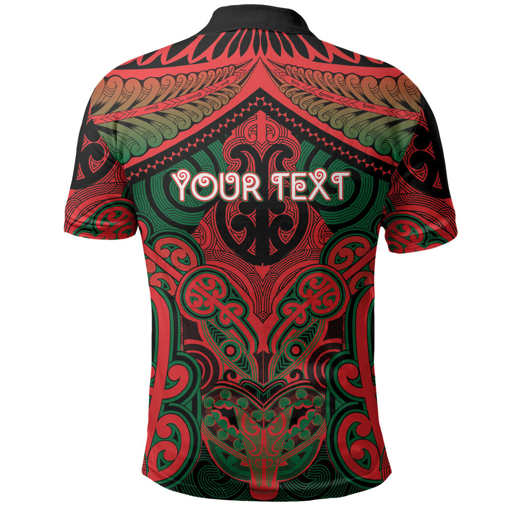 Aotearoa Iwi Tuhoe Personalised Polo Shirt Maori Kowhaiwhai Pattern