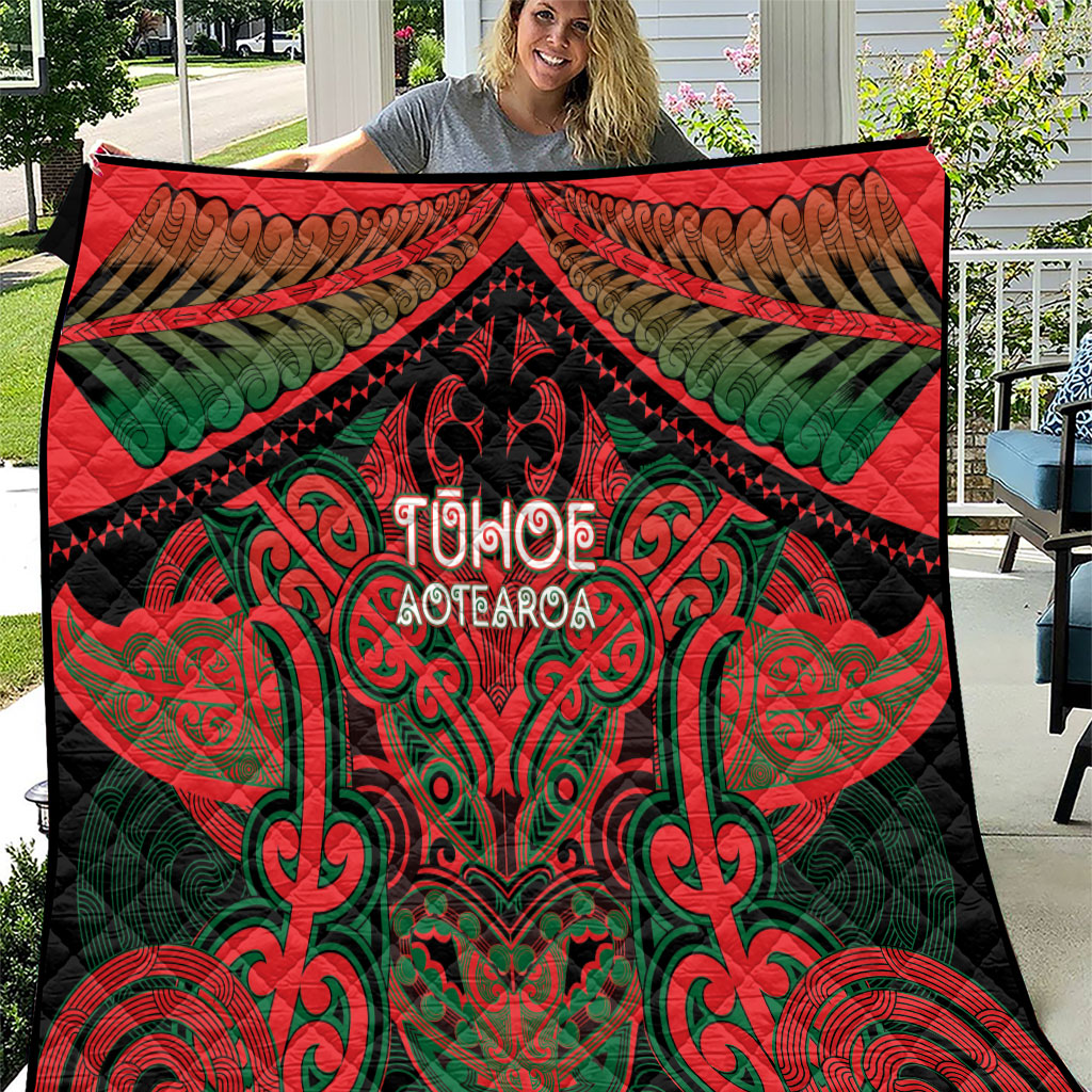 Aotearoa Iwi Tuhoe Quilt Maori Kowhaiwhai Pattern