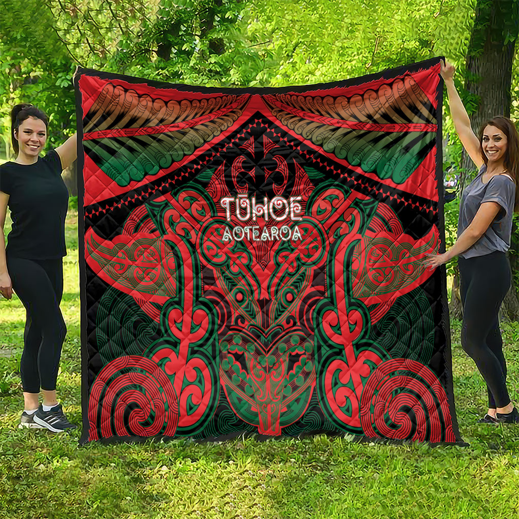 Aotearoa Iwi Tuhoe Quilt Maori Kowhaiwhai Pattern