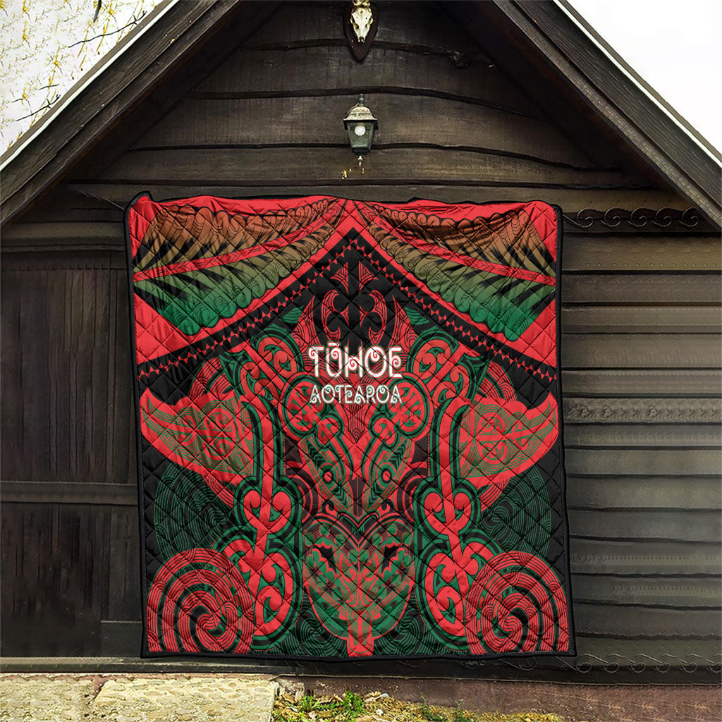 Aotearoa Iwi Tuhoe Quilt Maori Kowhaiwhai Pattern