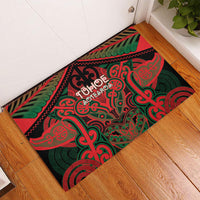 Aotearoa Iwi Tuhoe Rubber Doormat Maori Kowhaiwhai Pattern