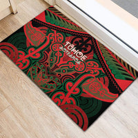 Aotearoa Iwi Tuhoe Rubber Doormat Maori Kowhaiwhai Pattern