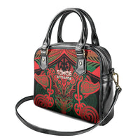 Aotearoa Iwi Tuhoe Shoulder Handbag Maori Kowhaiwhai Pattern