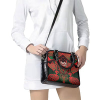 Aotearoa Iwi Tuhoe Shoulder Handbag Maori Kowhaiwhai Pattern