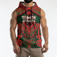 Aotearoa Iwi Tuhoe Personalised Sleeveless Hoodie Maori Kowhaiwhai Pattern