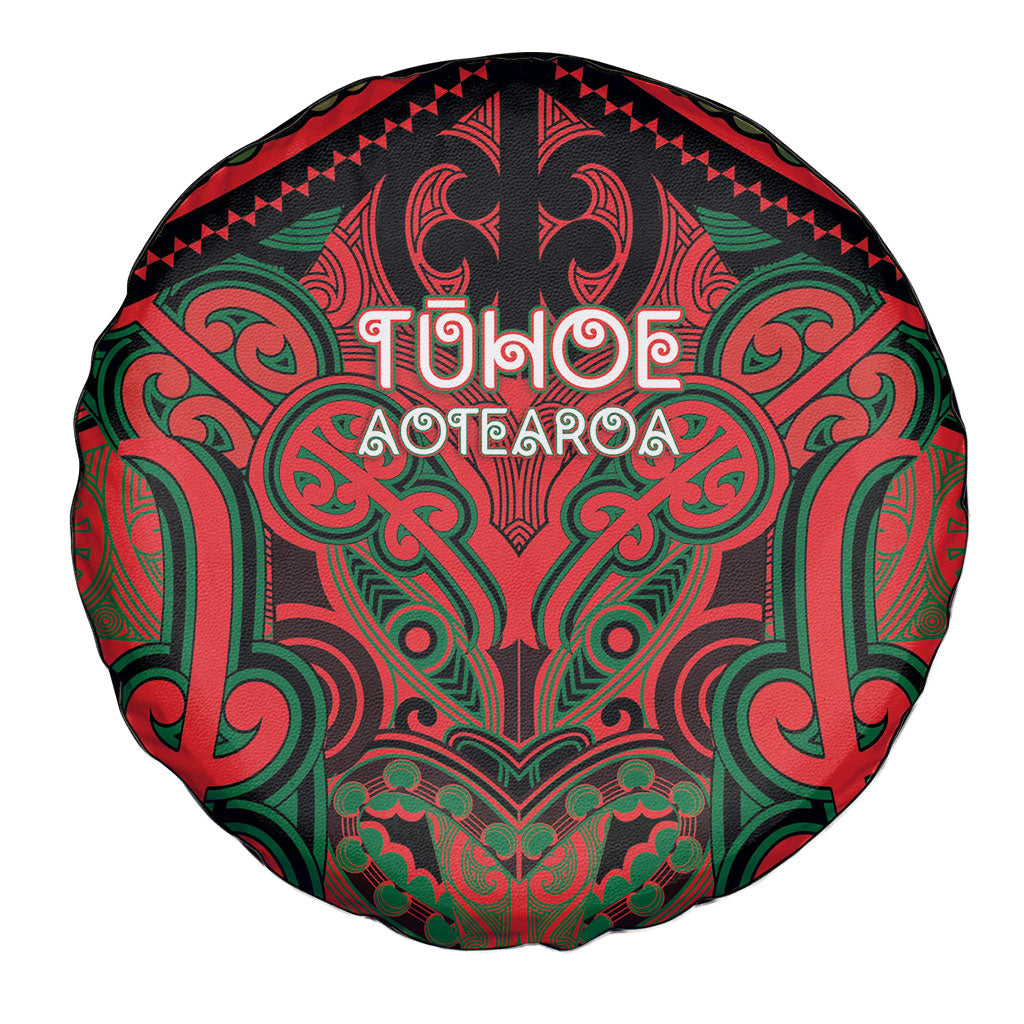 Aotearoa Iwi Tuhoe Spare Tire Cover Maori Kowhaiwhai Pattern