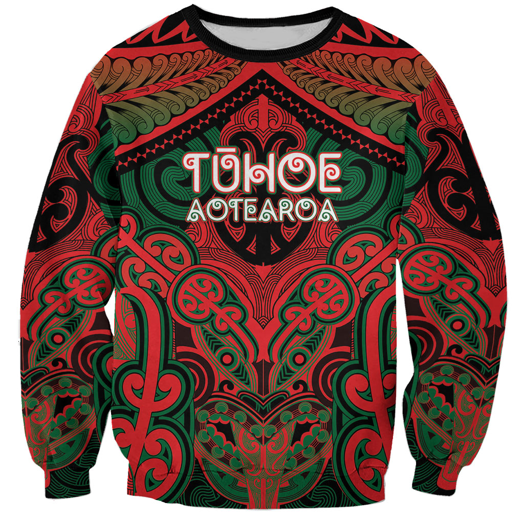 Aotearoa Iwi Tuhoe Personalised Sweatshirt Maori Kowhaiwhai Pattern