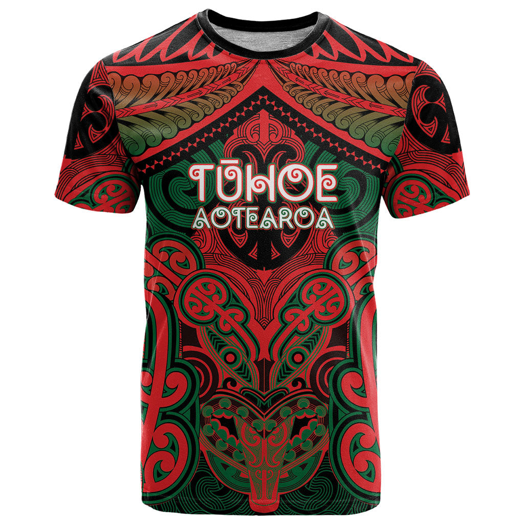 Aotearoa Iwi Tuhoe Personalised T Shirt Maori Kowhaiwhai Pattern