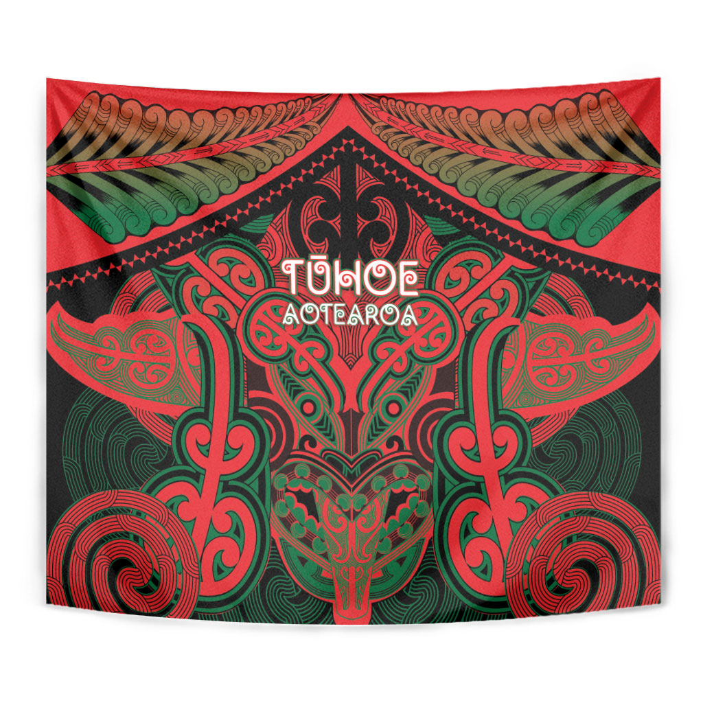 Aotearoa Iwi Tuhoe Tapestry Maori Kowhaiwhai Pattern