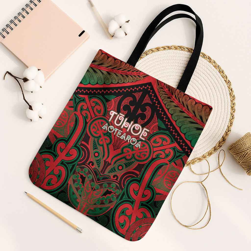 Aotearoa Iwi Tuhoe Tote Bag Maori Kowhaiwhai Pattern