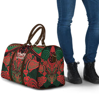 Aotearoa Iwi Tuhoe Travel Bag Maori Kowhaiwhai Pattern
