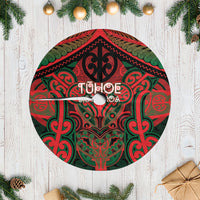 Aotearoa Iwi Tuhoe Tree Skirt Maori Kowhaiwhai Pattern