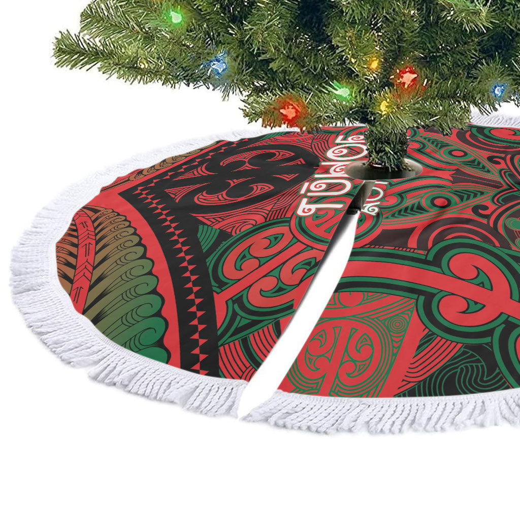 Aotearoa Iwi Tuhoe Tree Skirt Maori Kowhaiwhai Pattern