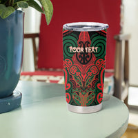 Aotearoa Iwi Tuhoe Personalised Tumbler Cup Maori Kowhaiwhai Pattern