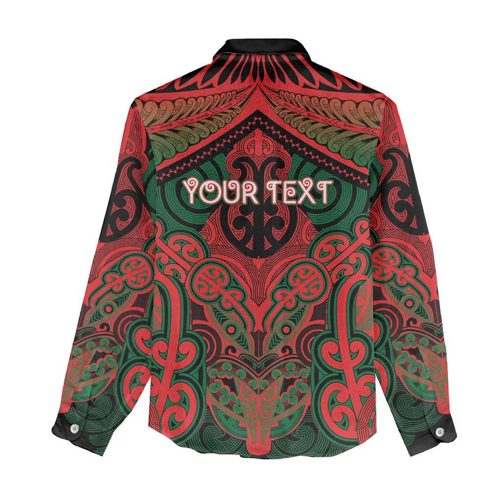 Aotearoa Iwi Tuhoe Personalised Women Casual Shirt Maori Kowhaiwhai Pattern