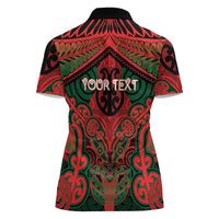 Aotearoa Iwi Tuhoe Personalised Women Polo Shirt Maori Kowhaiwhai Pattern