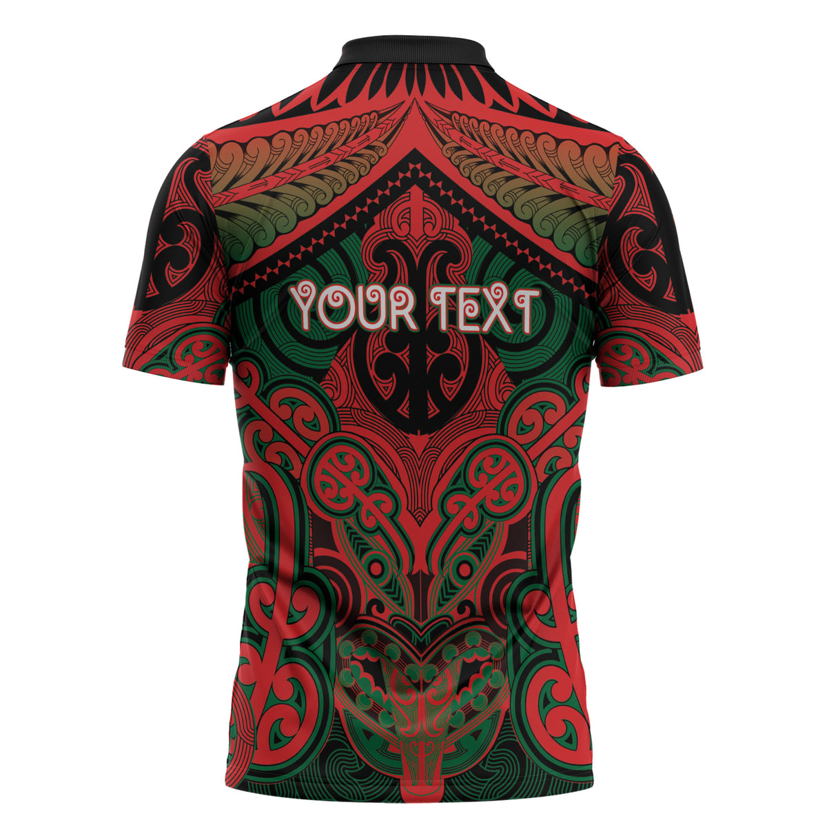 Aotearoa Iwi Tuhoe Personalised Zipper Polo Shirt Maori Kowhaiwhai Pattern