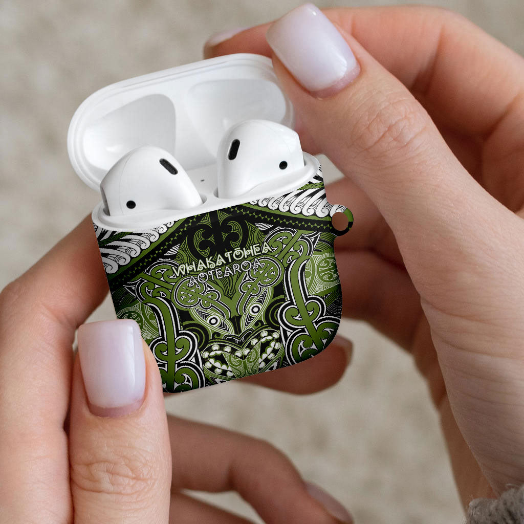 Aotearoa Iwi Whakatohea AirPods Case Maori Kowhaiwhai Pattern