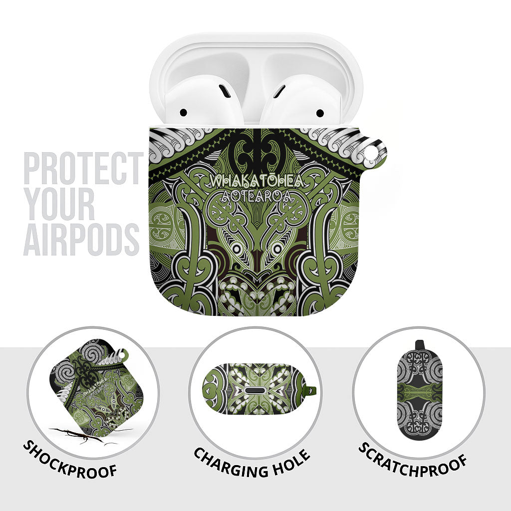 Aotearoa Iwi Whakatohea AirPods Case Maori Kowhaiwhai Pattern