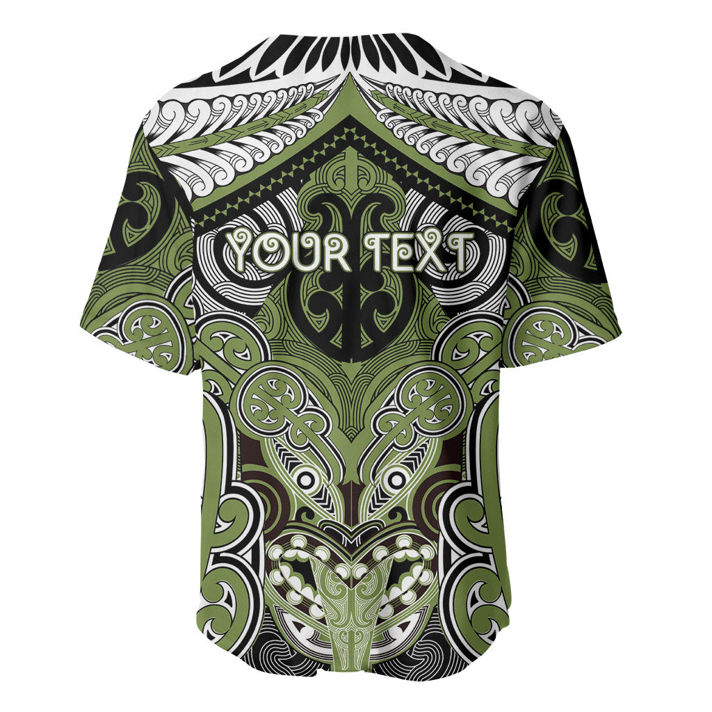 Aotearoa Iwi Whakatohea Personalised Baseball Jersey Maori Kowhaiwhai Pattern
